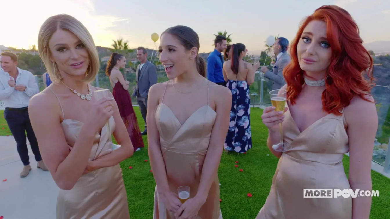MorePOV Abella Danger Emma Hix And Lacy Lennon Three Horny Bridesmaids XXX
